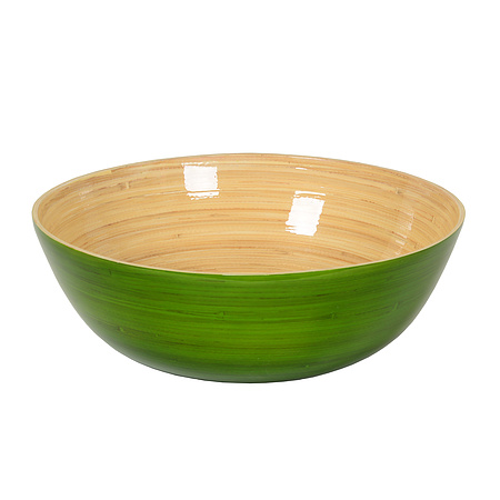 Bild 1 - Bambus-Sch�ssel 30x10cm, grasgr�n