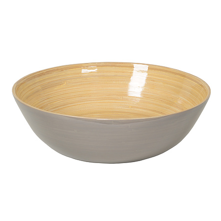 Bild 1 - Bambus-Sch�ssel 30x10cm, naturgrau