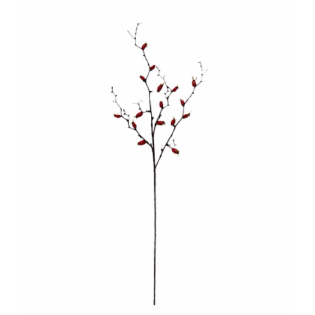 Bild 1 - Kunstblumen Hagebuttenzweig