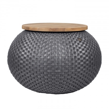 Bild 1 - HALO Beistelltisch/ Korb dark grey