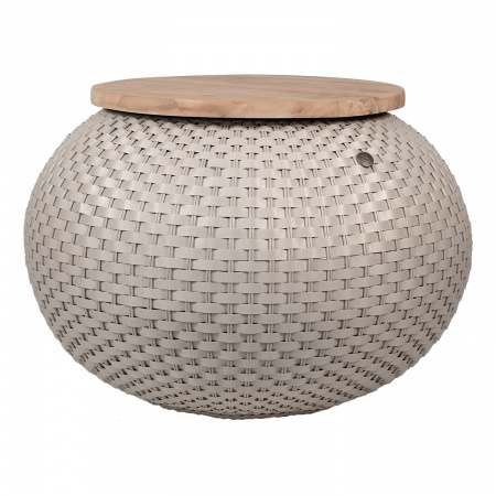 Bild 1 - HALO Beistelltisch/ Korb flint grey