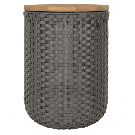 Bild 1 - HALO sit Hocker/ Korb dark grey