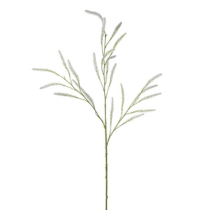 Fink Living Gras wei� geflockt